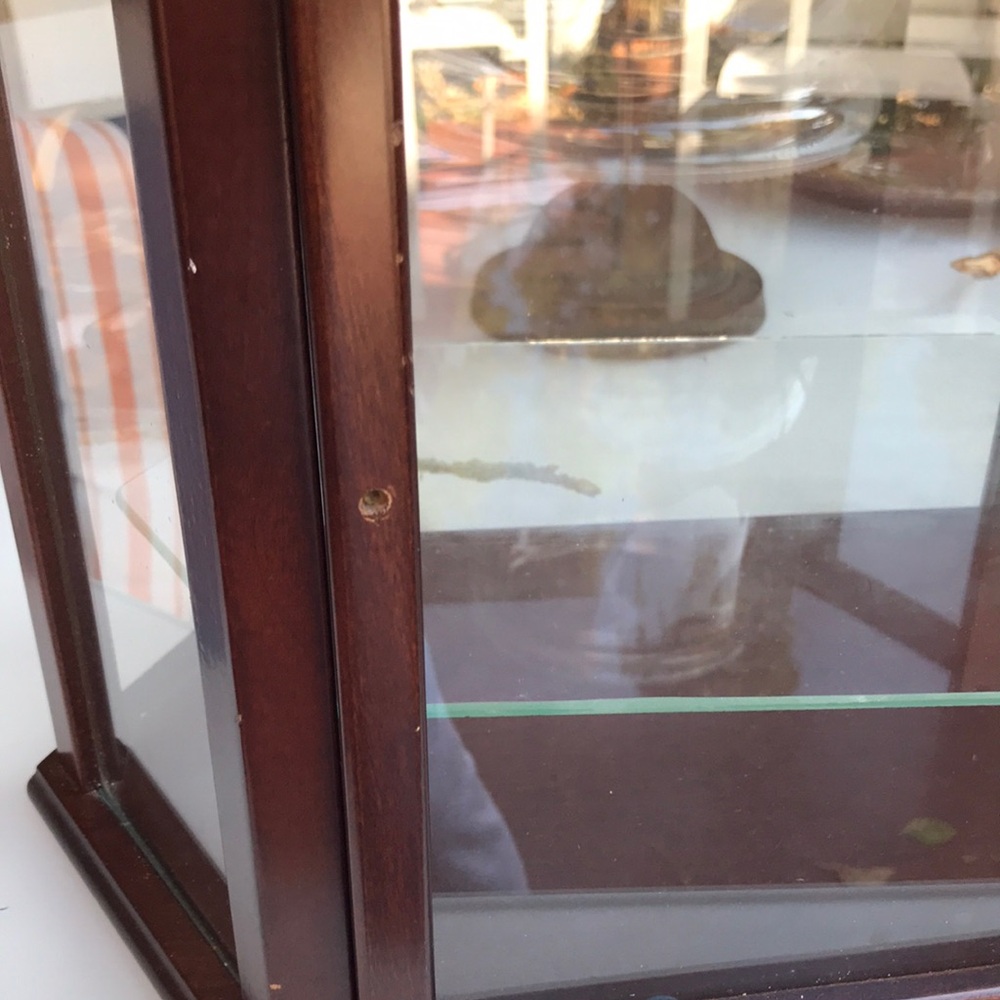 Elegant Brown Display Cabinet Bombay - Picture 14 of 14
